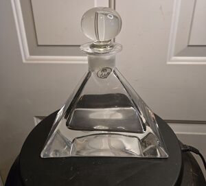 Castalda Creazioni D'arte Creation Elegant Large Alisa Crystal Decanter Stopper